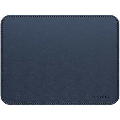 SATECHI Vegan-Leather Premium Mouse Pad Blue