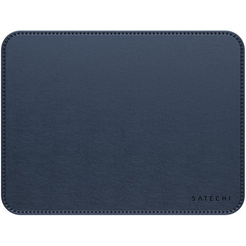 SATECHI Vegan-Leather Premium Mouse Pad Blue