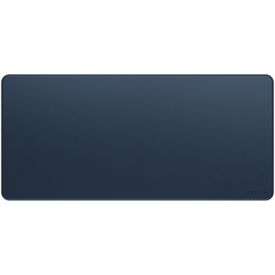 SATECHI Vegan-Leather Premium Desk Mat Blue
