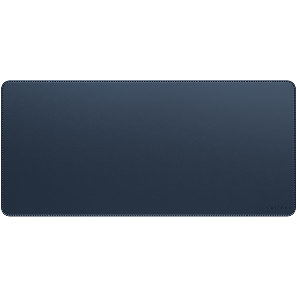 SATECHI Vegan-Leather Premium Desk Mat Blue