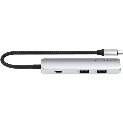 SATECHI 4-in-1 USB-C Multiport Adapter Silver