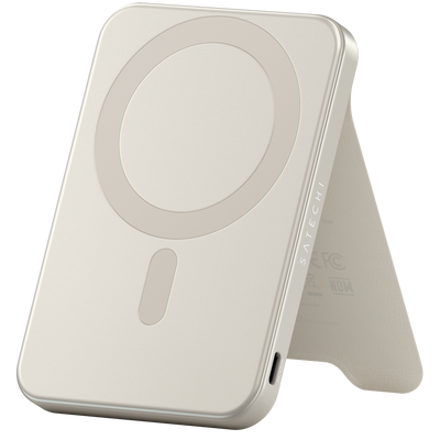 SATECHI Qi2 5K Magnetic Power Bank Sand