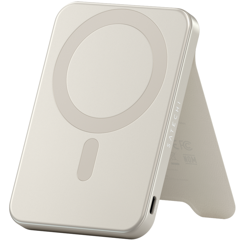 SATECHI Qi2 5K Magnetic Power Bank Sand