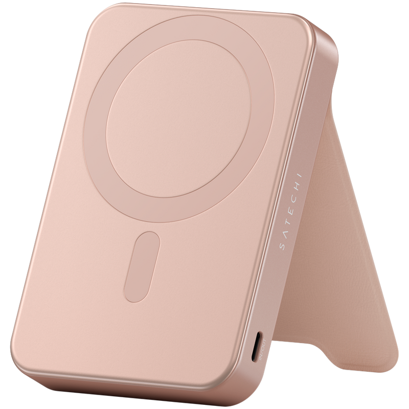 SATECHI Qi2 10K Magnetic Power Bank Desert Rose