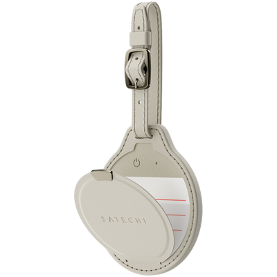 SATECHI Vegan-Leather FindAll Luggage Tag (Sand)