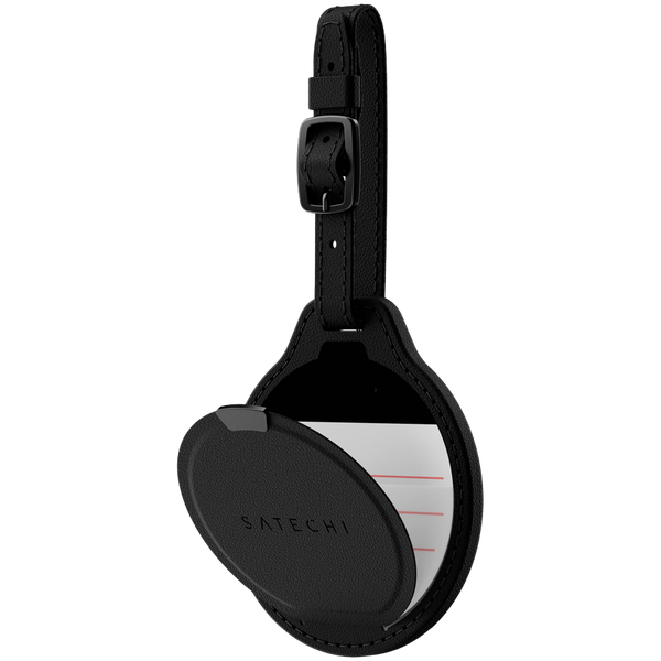 SATECHI Vegan-Leather FindAll Luggage Tag (Black)