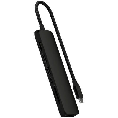 SATECHI 7-in-1 USB-C Multiport Adapter Black