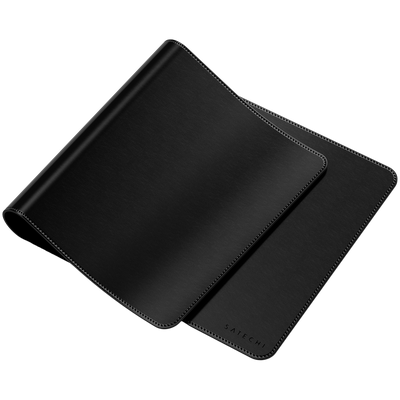 SATECHI Vegan-Leather Premium Desk Mat Black