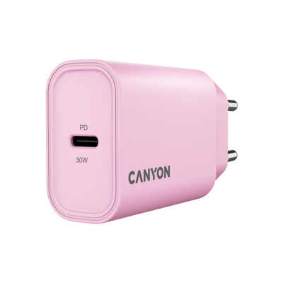 CANYON OnCharge 30CL 30W USB-C Charger Pink