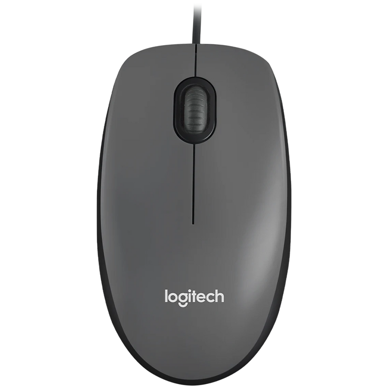 LOGITECH M100 Corded Mouse Black USB