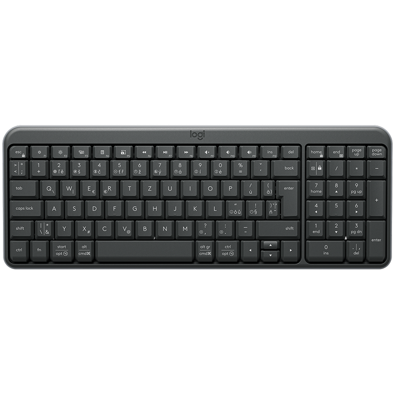 LOGITECH K250 Compact Bluetooth Keyboard Graphite