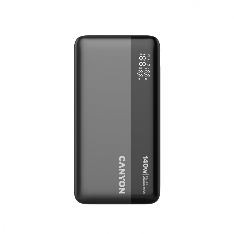CANYON PB-240 Power Bank 25000mAh PD 140W with Display