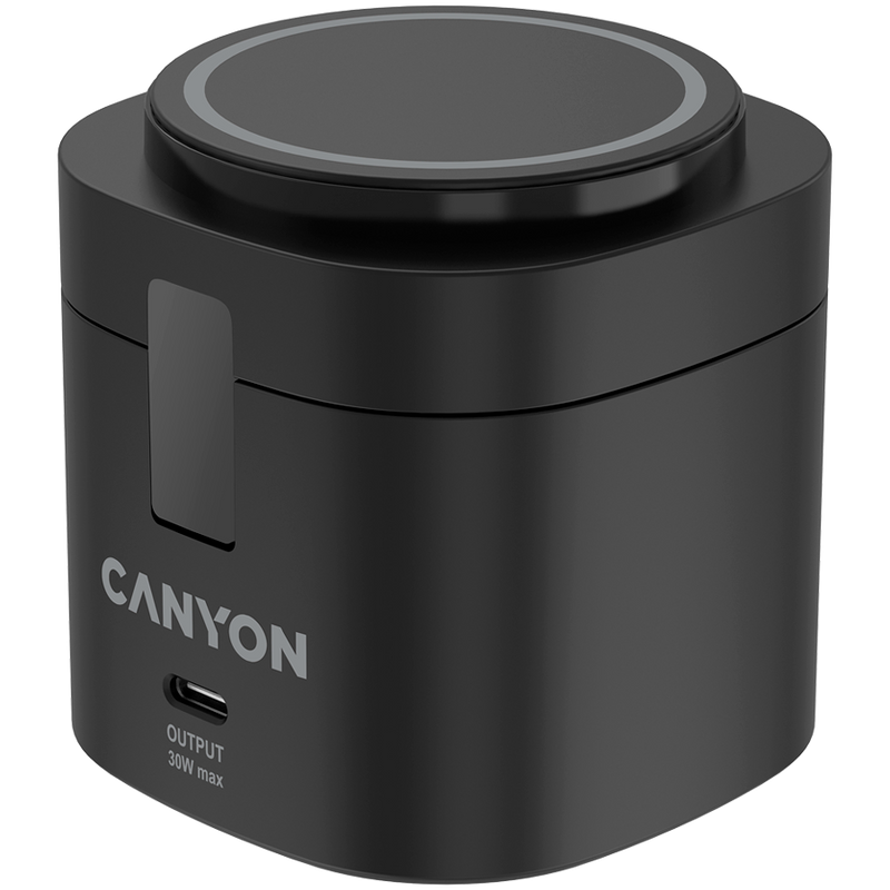 CANYON 4-in-1 Wireless Charging Stand 30W Black