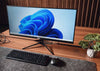 28.7-inch 2E IPS monitor with slim bezel and vibrant display, showing a detailed screen setup with a modern design.