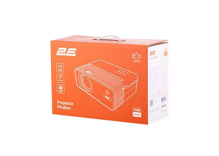 პროექტორი - 2E Phobos FHD, 200 lm, LED, 1.3, WiFi - itgserv.com