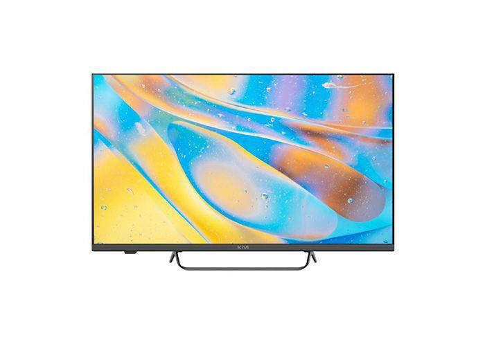 Kivi 32-inch LED TV model 32F760QB showing a sleek black screen with a slim bezel and modern design.