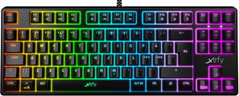 Xtrfy Gaming keyboard K4 TKL RGB Kailh Red RU