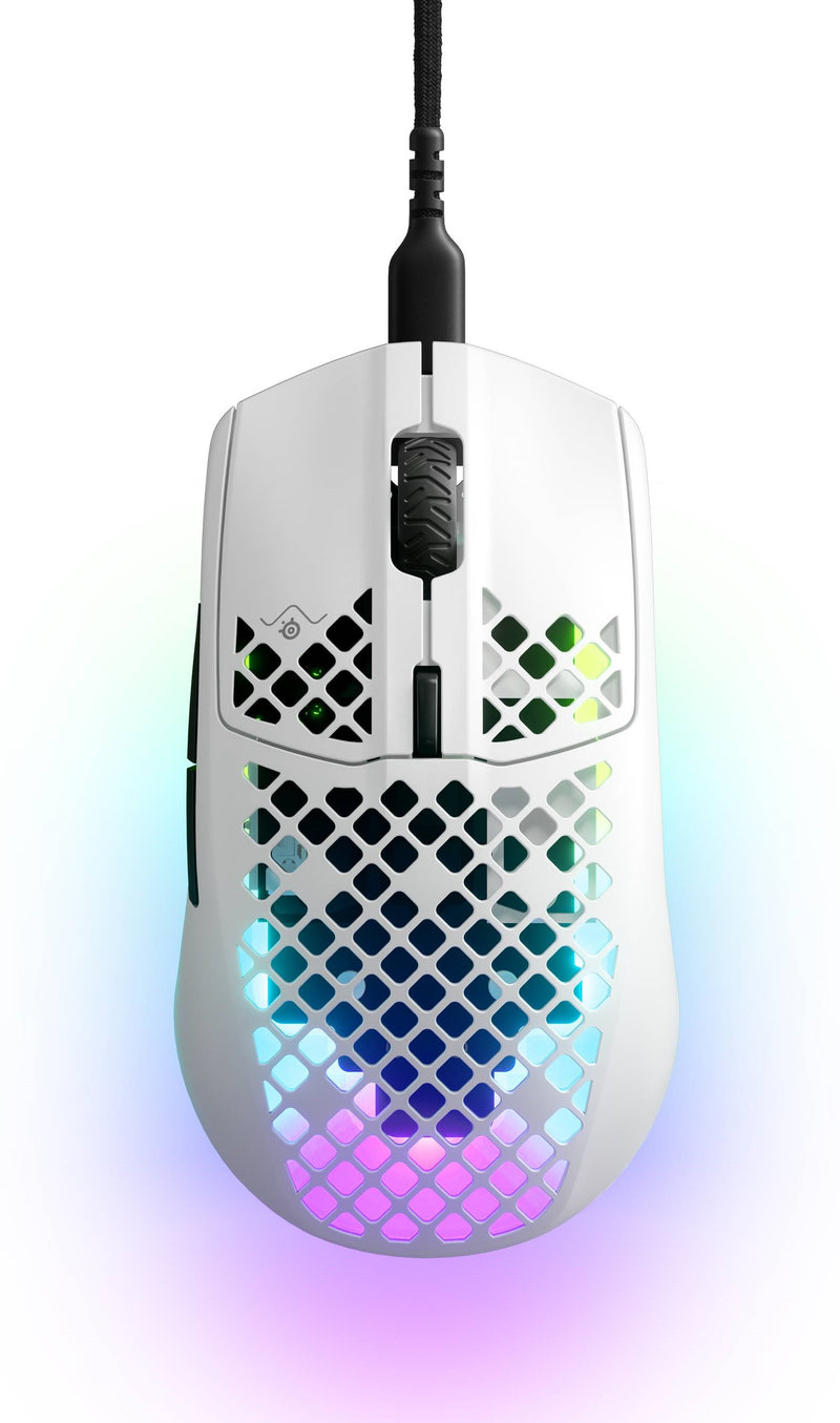 SteelSeries Aerox 3 RGB USB, თეთრი (Snow)
