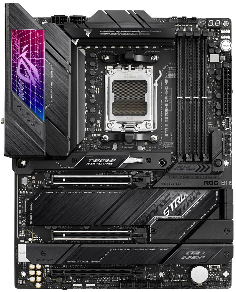 ASUS Motherboard ROG STRIX X670E-E GAMING WIFI sAM5 X670 4xDDR5 M.2