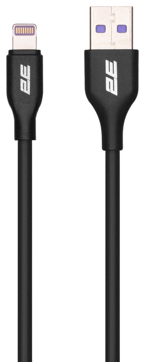 2E Cable USB-A - Lightning Glow 1m Black