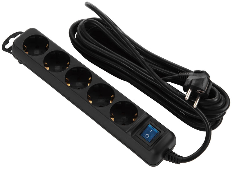2E power strip 5XSchuko switch