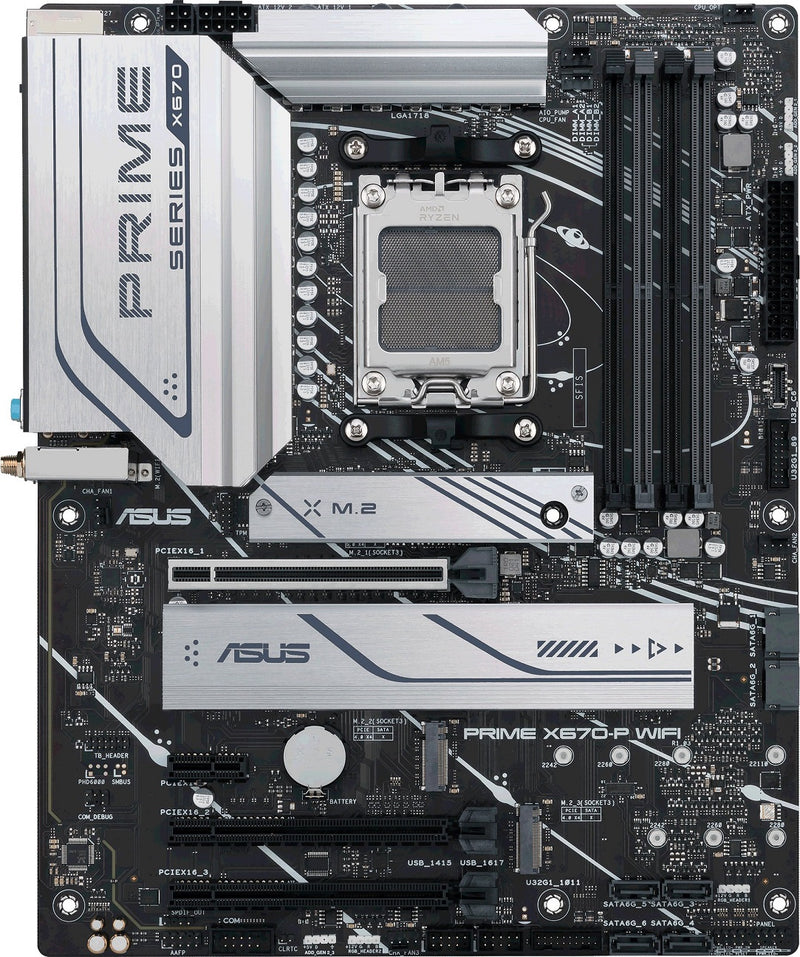 ASUS Motherboard PRIME X670-P WIFI sAM5 X670 4xDDR5 M.2 DP HDMI WiFi