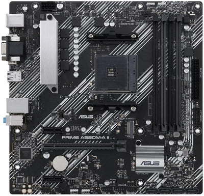 ASUS Motherboard PRIME A520M-A II/CSM sAM4 A520 4xDDR4 HDMI D-Sub DP