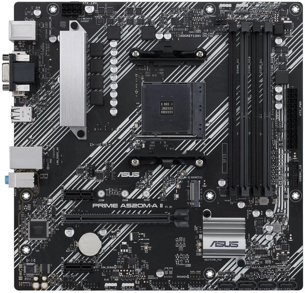 ASUS Motherboard PRIME A520M-A II/CSM sAM4 A520 4xDDR4 HDMI D-Sub DP
