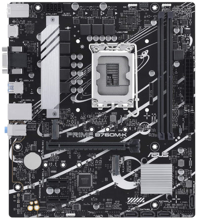 ASUS Motherboard PRIME B760M-K s1700 B760 2xDDR5 M.2 HDMI D-Sub mATX