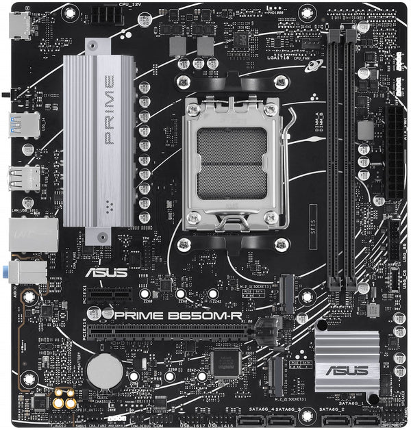 ASUS Motherboard PRIME B650M-R sAM5 B650 2xDDR5 M.2 HDMI mATX