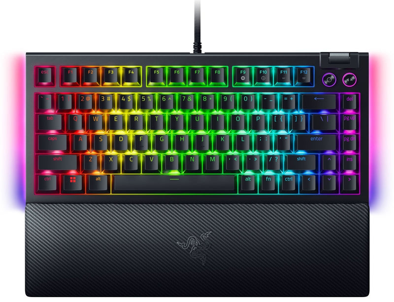 Razer Keyboard BlackWidow V4 75% RGB 83key Mechanical Tactile Switch