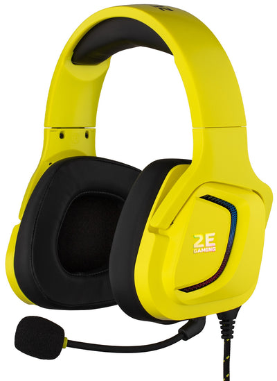 2E GAMING Headset HG340 RGB 3.5mm Yellow