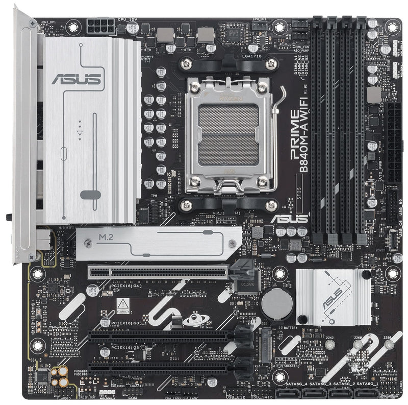 ASUS Motherboard PRIME B840M-A WIFI sAM5 B840 4xDDR5 M.2 HDMI DP