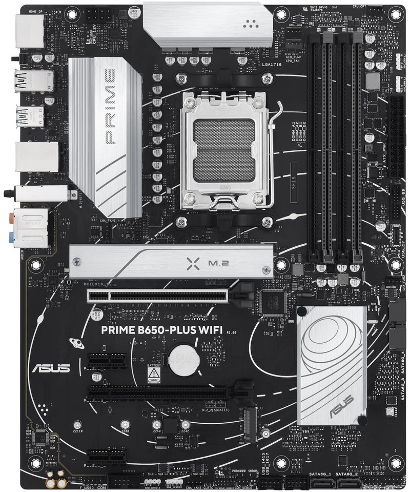 ASUS Motherboard PRIME B650-PLUS WIFI sAM5 B650 4xDDR5 M.2 HDMI DP