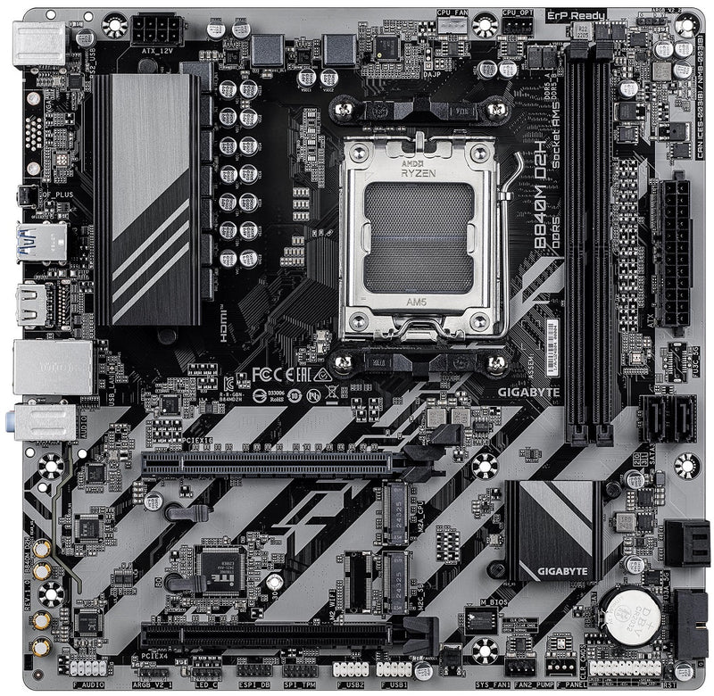 GIGABYTE B840M D2H sAM5 B840 2xDDR5 M.2 HDMI mATX