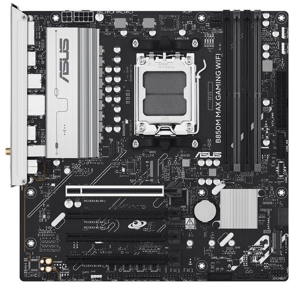 ASUS Motherboard B850M MAX GAMING WIFI sAM5 B850 4xDDR5 M.2 HDMI DP
