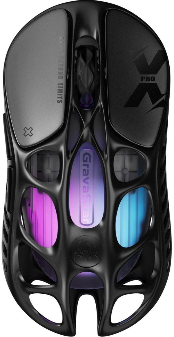 GravaStar Mercury X Pro Wireless + 8K Dongle, შავი