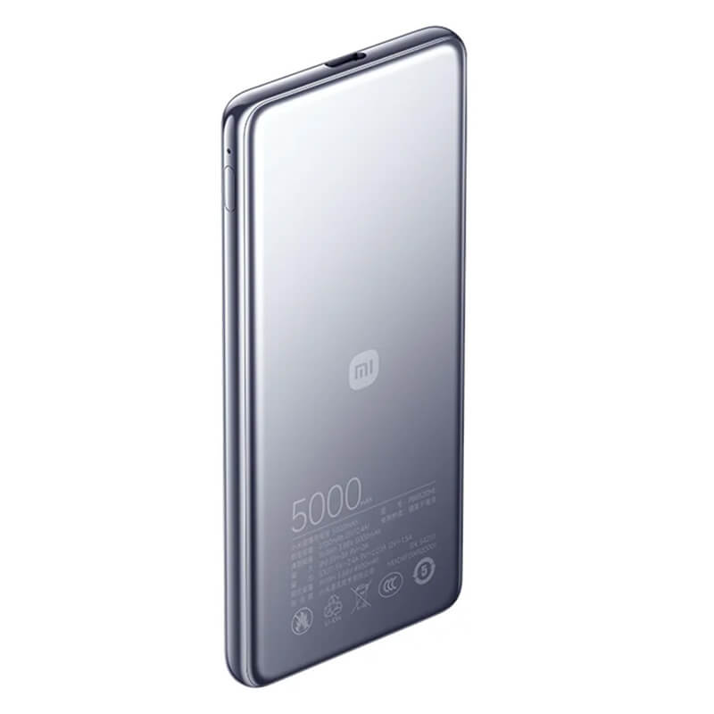 პორტატული დამტენი - Xiaomi Ultra Slim Power Bank 5000mAh GL