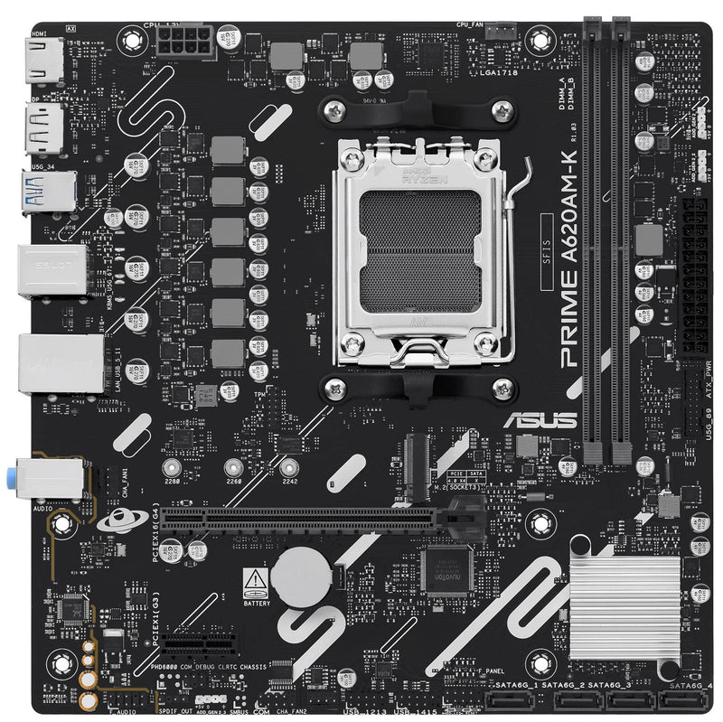 ASUS PRIME A620AM-K sAM5 A620 2xDDR5 HDMI DP mATX