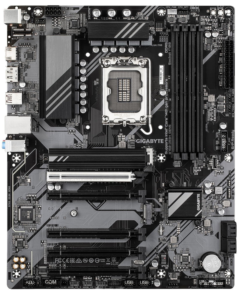 GIGABYTE Motherobard B760 DS3H GEN5 B760 s1700 4xDDR5 M.2 HDMI DP