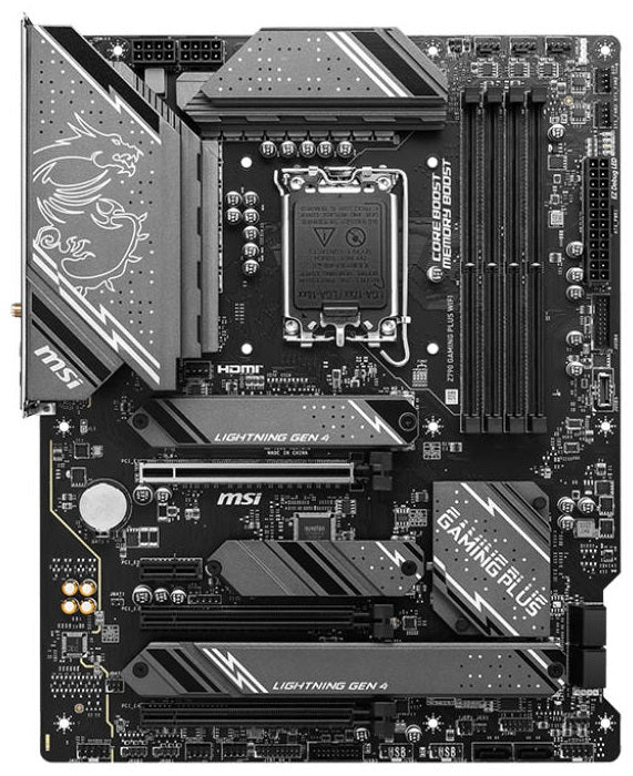 MSI Motherboard Z790 GAMING PLUS WIFI s1700 Z790 4xDDR5 HDMI DP Wi-Fi