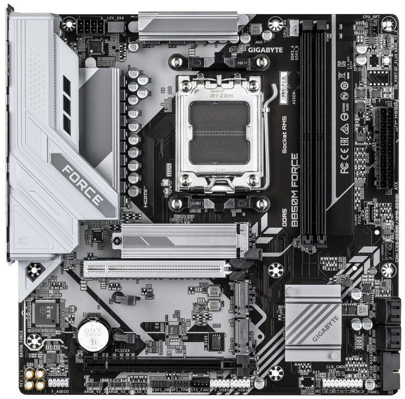 GIGABYTE Motherboard B850M FORCE sAM5 B850 2xDDR5 M.2 HDMI DP mATX