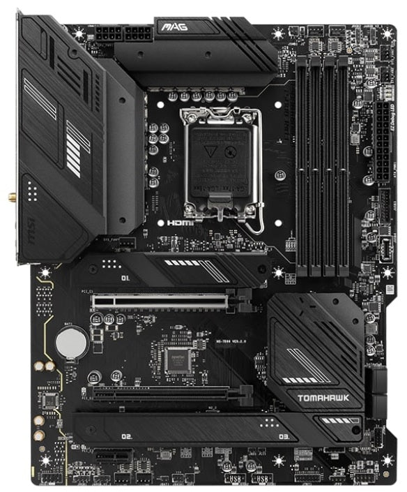 MSI Motherboard MAG B760 TOMAHAWK WIFI s1700 B760 4xDDR5 M.2 HDMI DP