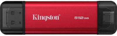 Portable SSD Kingston 512GB USB 3.2 Gen 2 Dual USB-A R1050/W950MB/s