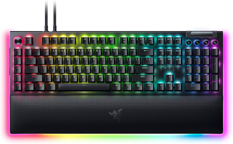Razer BlackWidow V4 Pro, Yellow Switch, RGB, შავი