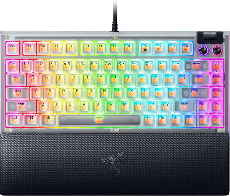 Razer Keyboard BlackWidow V4 75% RGB 83key Mechanical Tactile Switch