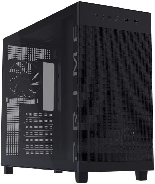 ASUS Prime AP303 TG – Mid Tower | ATX/mATX/Mini-ITX | TG | 1×120mm