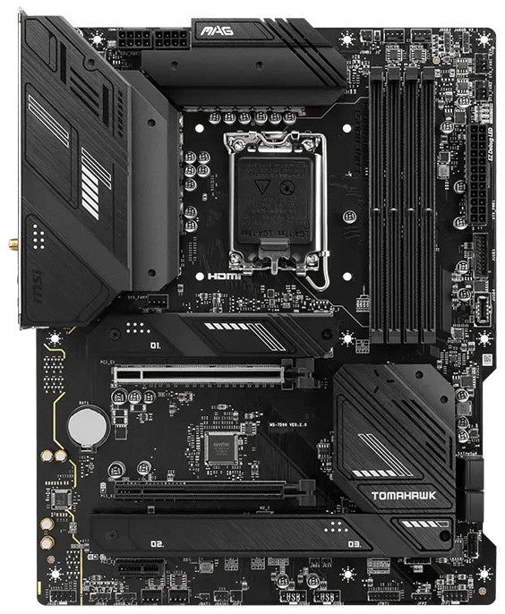 MSI MAG B760 TOMAHAWK WIFI s1700 B760 4xDDR5 HDMI DP WiFi BT ATX