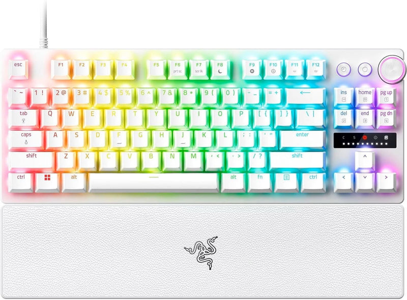 Razer Huntsman V3 Pro TKL, Analog Optical, თეთრი