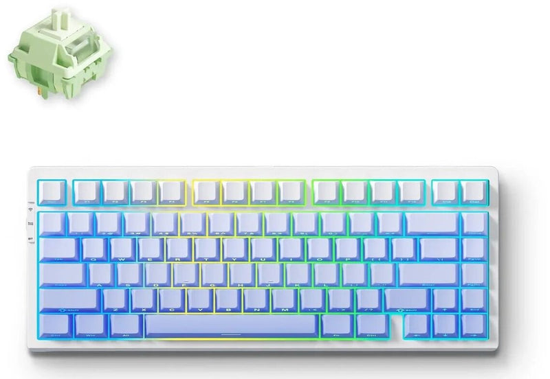 MCHOSE G75 Pro, Matcha Latte, USB-A/WL/BT, RGB, Glacier Gradient